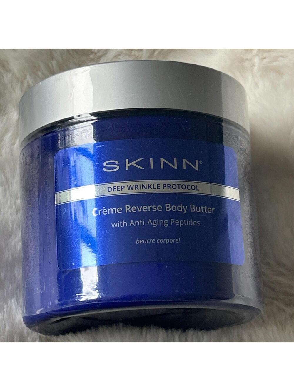 Skinn Deep Wrinkle Protocol Crème Reverse Body Butter 16 oz Sealed NEW Peptides